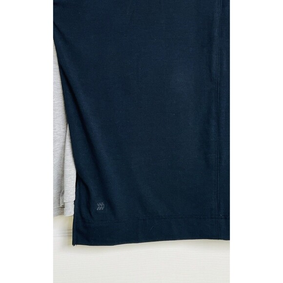 Lot of 2 ANA All In Motion S/S Shirt Black Grey Sz M Casual Athleisure - Picture 6 of 12